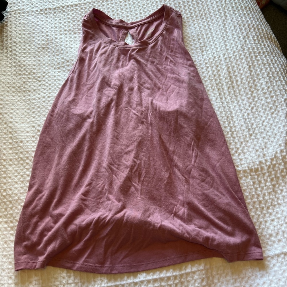 Pink, Old Navy, tieback athletic tank top